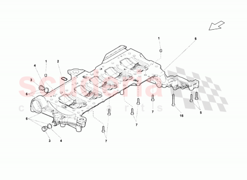 Part Diagram for Lamborghini N138493