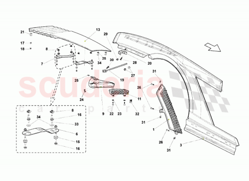 Part Diagram for Lamborghini 08J469820