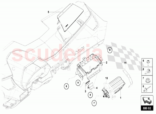 Part Diagram for Lamborghini 472880213D