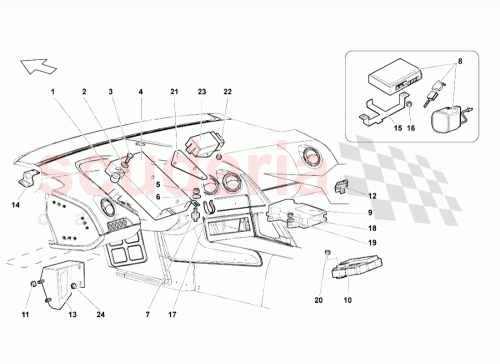 Part Diagram for Lamborghini N0206253