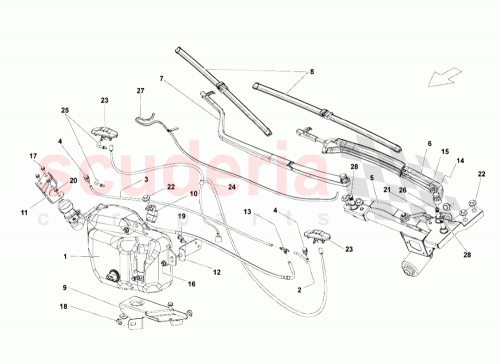 Part Diagram for Lamborghini 407971830A