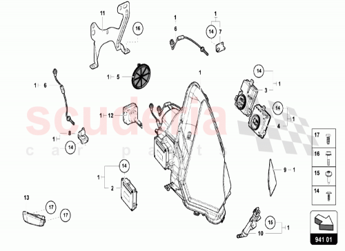 Part Diagram for Lamborghini 471941004L