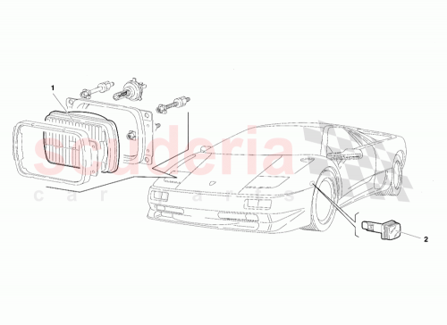 Part Diagram for Lamborghini 006335225