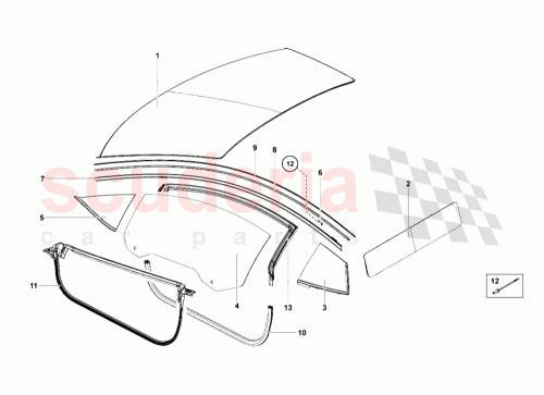 Part Diagram for Lamborghini 470845299C