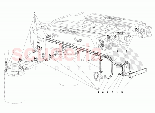 Part Diagram for Lamborghini 006237804