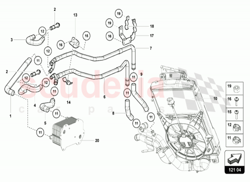 Part Diagram for Lamborghini 470121491B