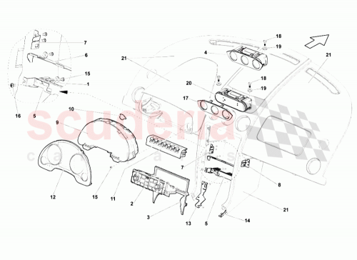 Part Diagram for Lamborghini 401941567J