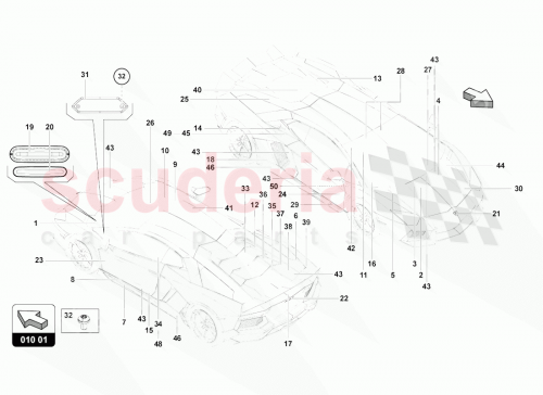 Part Diagram for Lamborghini 470010546BA