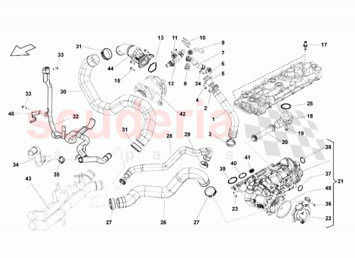 Part Diagram for Lamborghini 400121463A