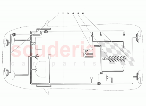 Part Diagram for Lamborghini 006135122