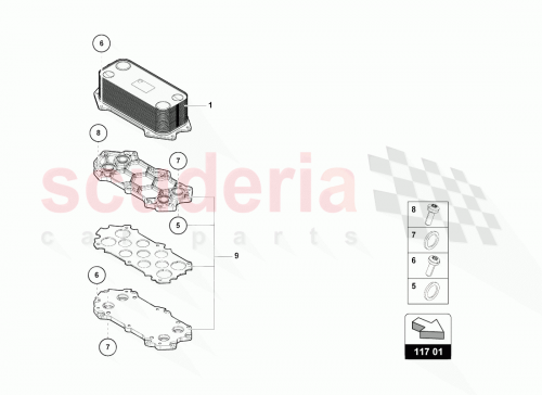 Part Diagram for Lamborghini 07L117053C