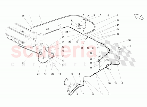 Part Diagram for Lamborghini 407131381