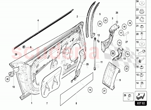 Part Diagram for Lamborghini 470837349C