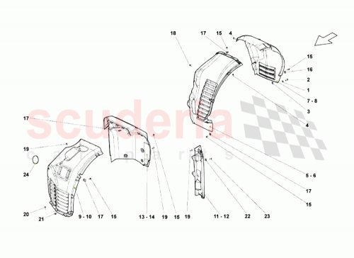 Part Diagram for Lamborghini 400821180D