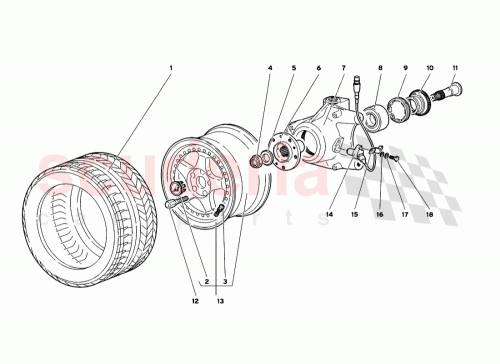 Part Diagram for Lamborghini 0051000983