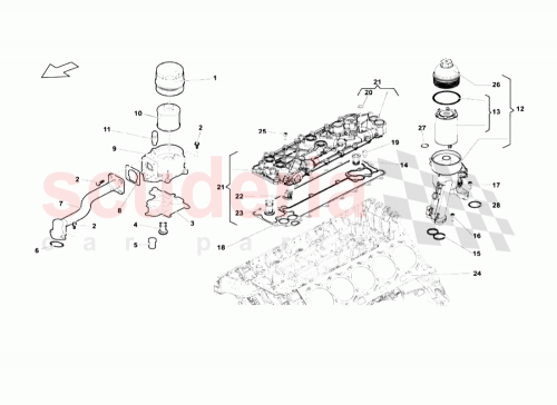 Part Diagram for Lamborghini 079117409F