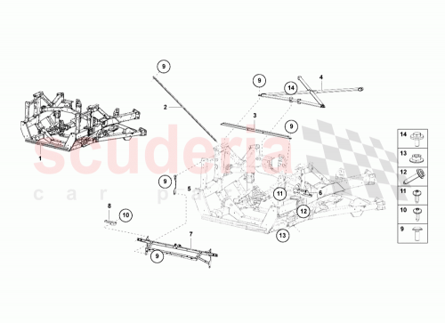 Part Diagram for Lamborghini 470814587BC