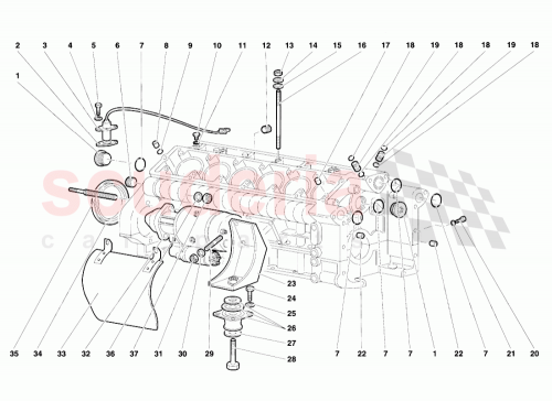 Part Diagram for Lamborghini 001535288