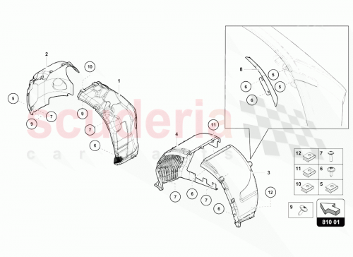 Part Diagram for Lamborghini 470806077A