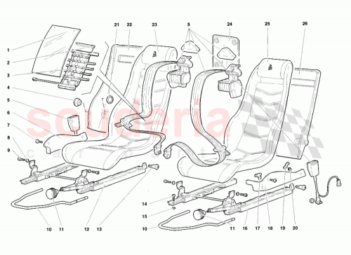 Part Diagram for Lamborghini 009935005