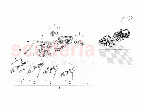 Part Diagram for Lamborghini 086927333A