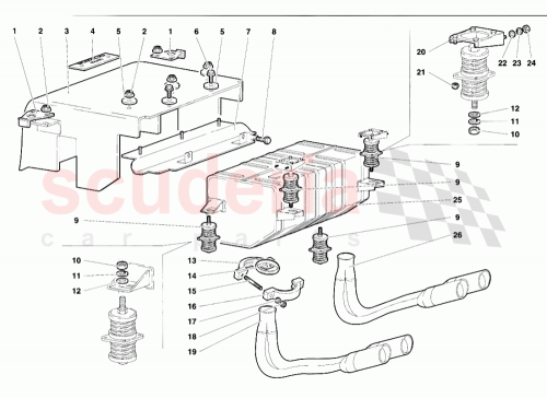 Part Diagram for Lamborghini 008401006