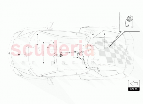 Part Diagram for Lamborghini 4T0051510