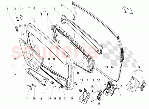 Part Diagram for Lamborghini 402867105G