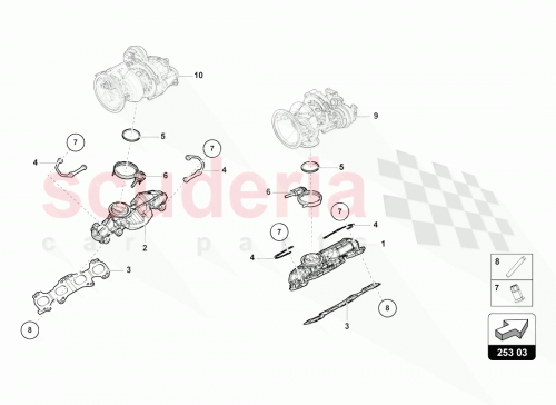 Part Diagram for Lamborghini 0P2253034A