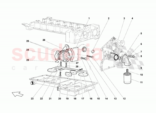 Part Diagram for Lamborghini 07M115561B