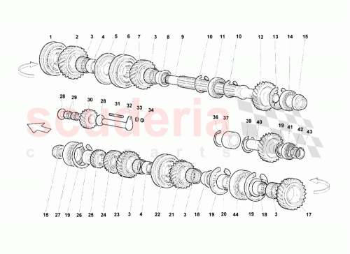 Part Diagram for Lamborghini WHT003165