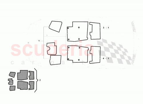 Part Diagram for Lamborghini 417863368D