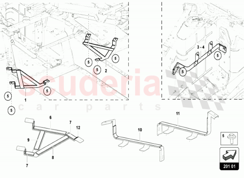 Part Diagram for Lamborghini 470201070C