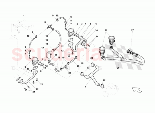 Part Diagram for Lamborghini 07L131845