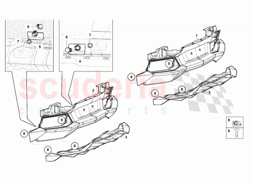 Part Diagram for Lamborghini 4H0919275