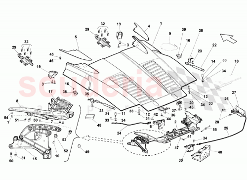 Part Diagram for Lamborghini 400862172