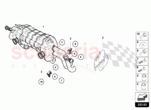 Part Diagram for Lamborghini 4T0251051A