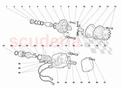Part Diagram for Lamborghini 001634715