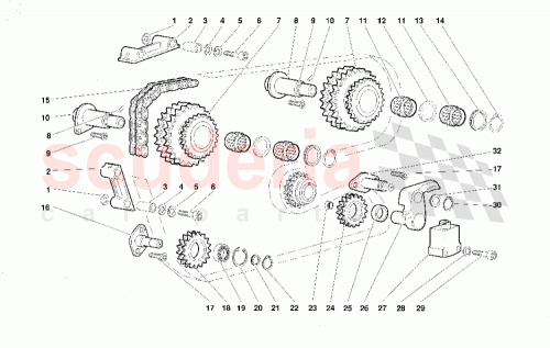 Part Diagram for Lamborghini 001224984