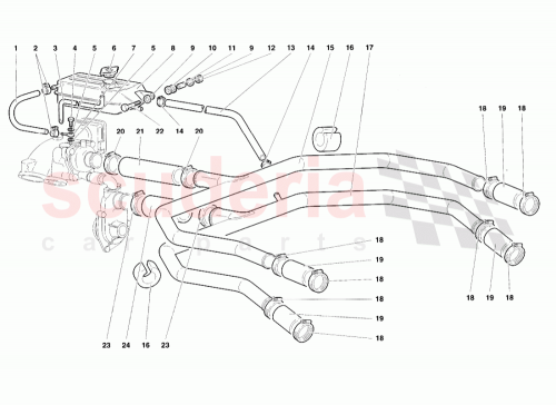 Part Diagram for Lamborghini 001732812