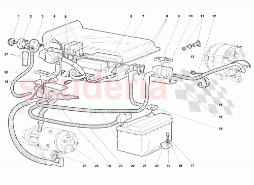 Part Diagram for Lamborghini 006137474