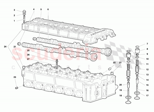 Part Diagram for Lamborghini 463400350