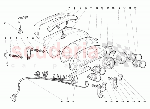 Part Diagram for Lamborghini 009414427