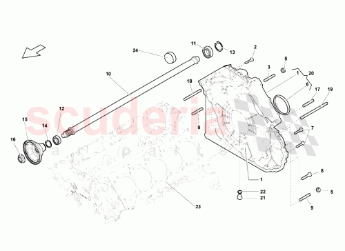 Part Diagram for Lamborghini 07L103037
