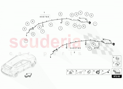 Part Diagram for Lamborghini 4ML971104G