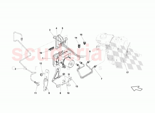 Part Diagram for Lamborghini 400614517J