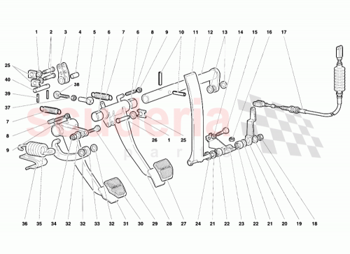 Part Diagram for Lamborghini 004225062