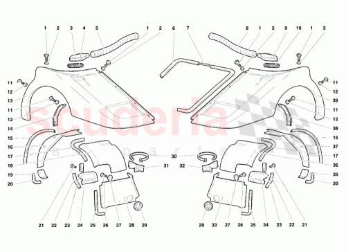 Part Diagram for Lamborghini 009911401