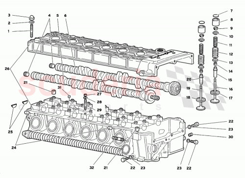 Part Diagram for Lamborghini 460132009