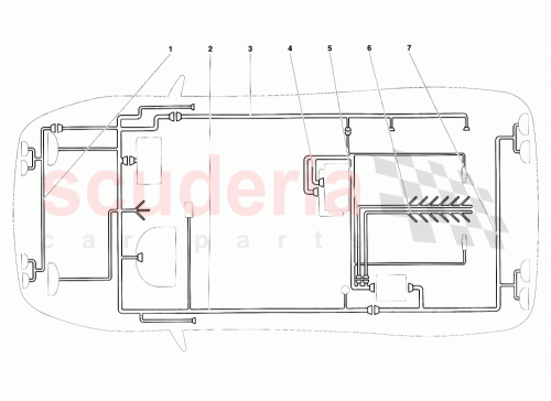 Part Diagram for Lamborghini 006137421